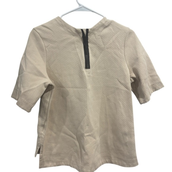 Nike Cream Tan Short Sleeve Boxy Tee Small Gorpcore Athletic Square Neck - Picture 8 of 11